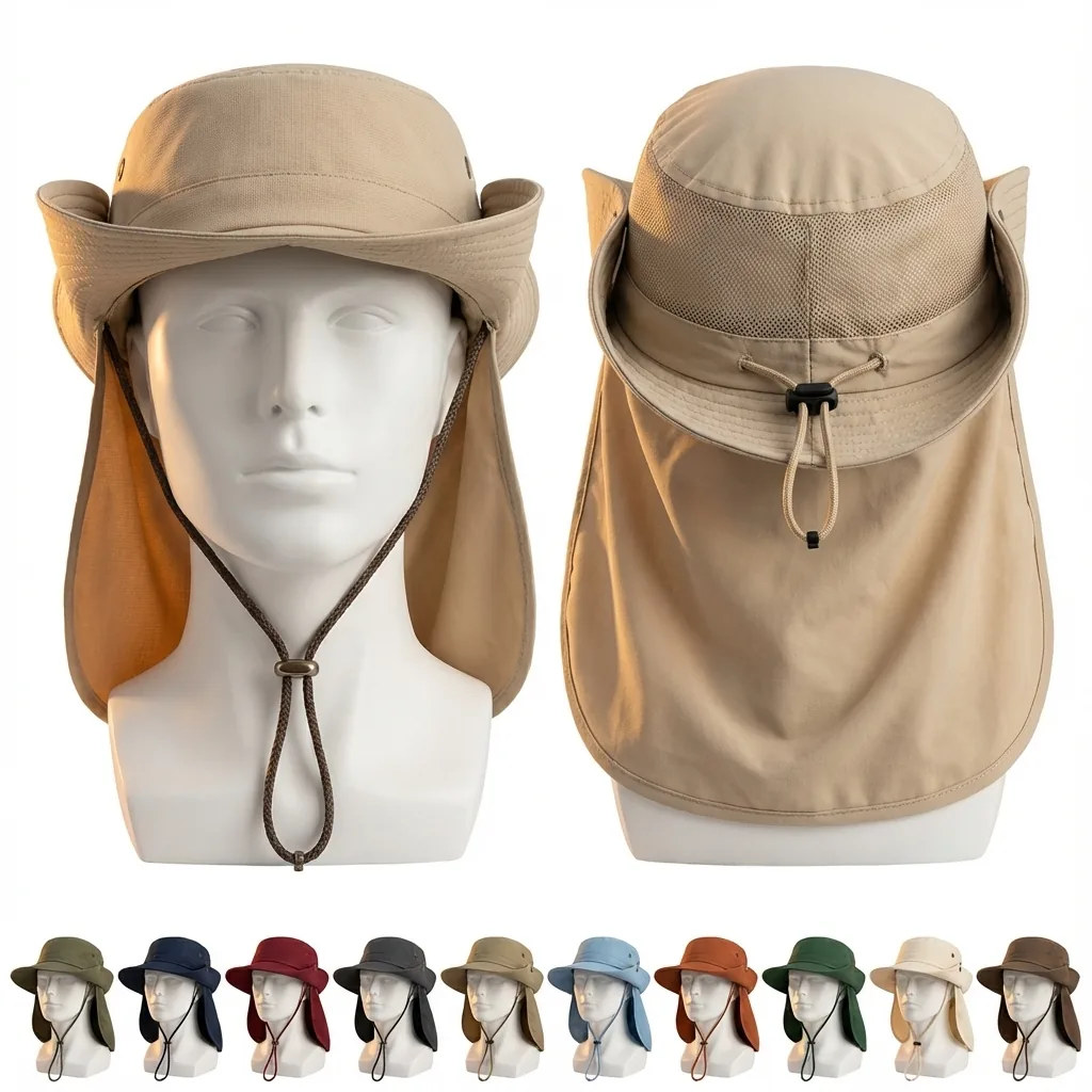 TrailGuard Breeze Hat with Protective Neck Flap