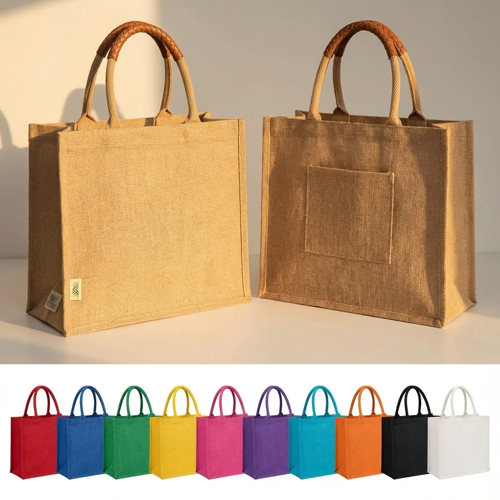 Eco-Promise Jute Tote: Sustainable Giveaway Bags (MOQ 50) 2