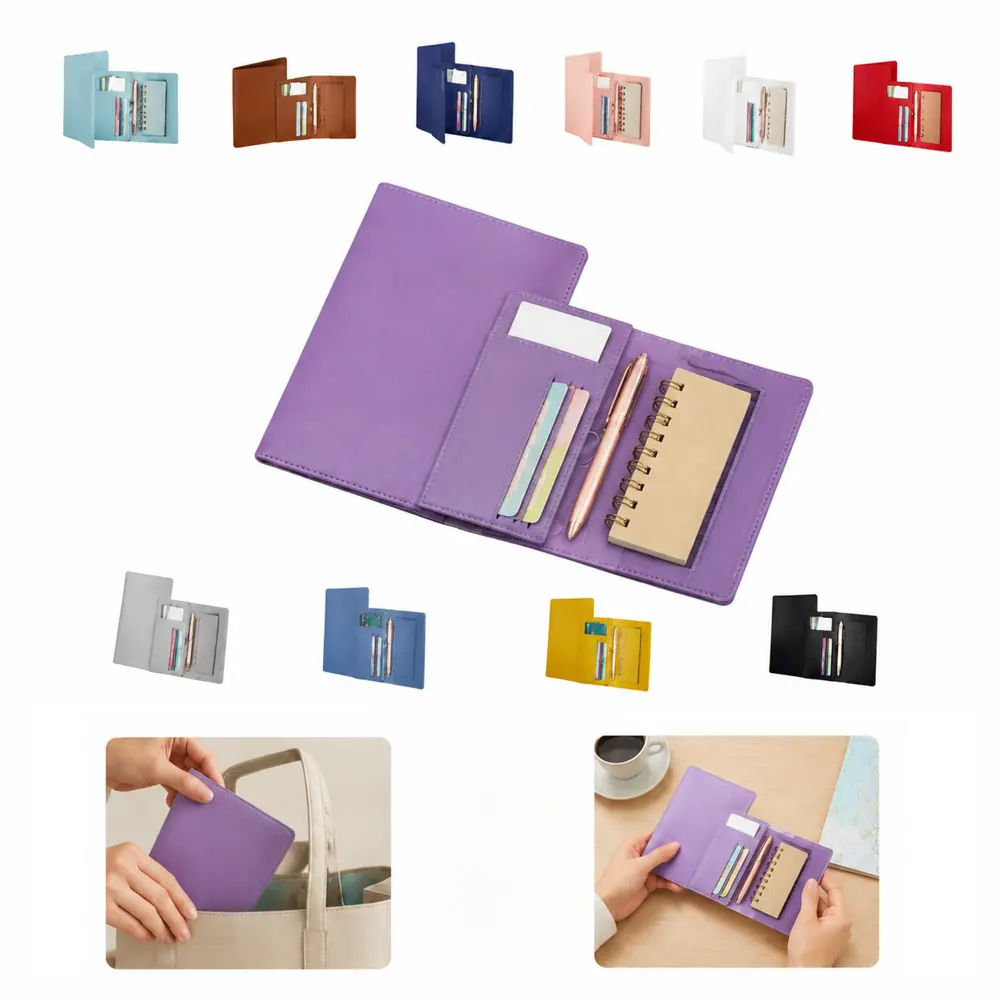 Slim PU Leather Passport Wallet with Multiple Card Slots 2