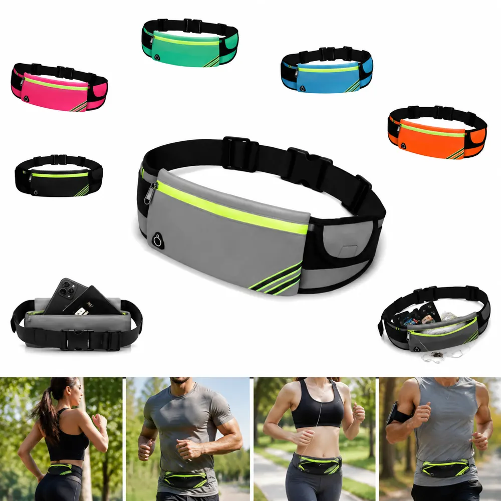 Water-Resistant Running Belt Waist Pack with Adjustable Fit 2