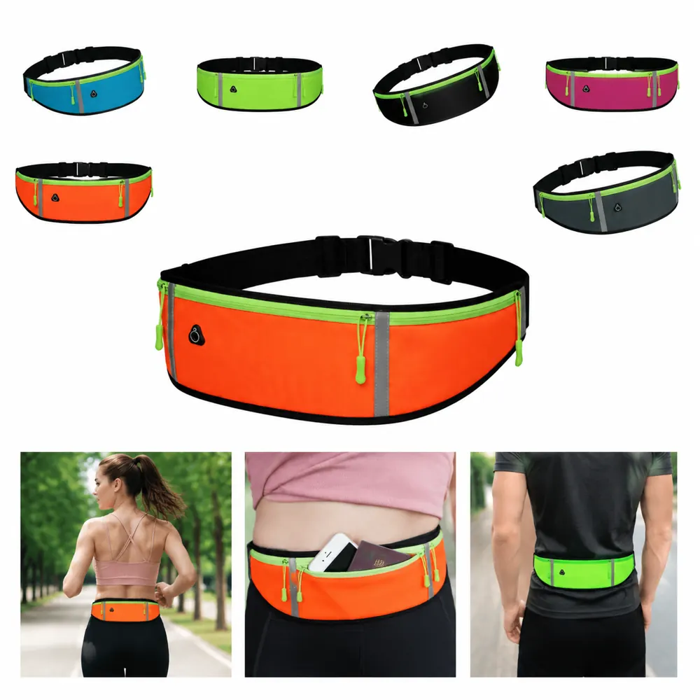 Water-Resistant Neoprene Running Waist Pack with Adjustable Strap 2