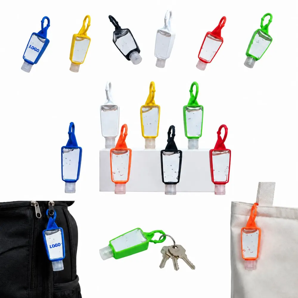 1 oz Hand Sanitizer with Silicone Holder for Travel