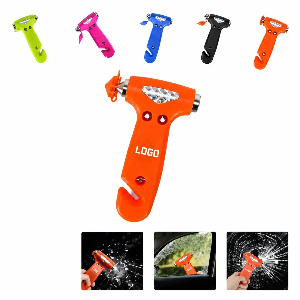 2-in-1 Emergency Car Escape Hammer with Seatbelt Cutter