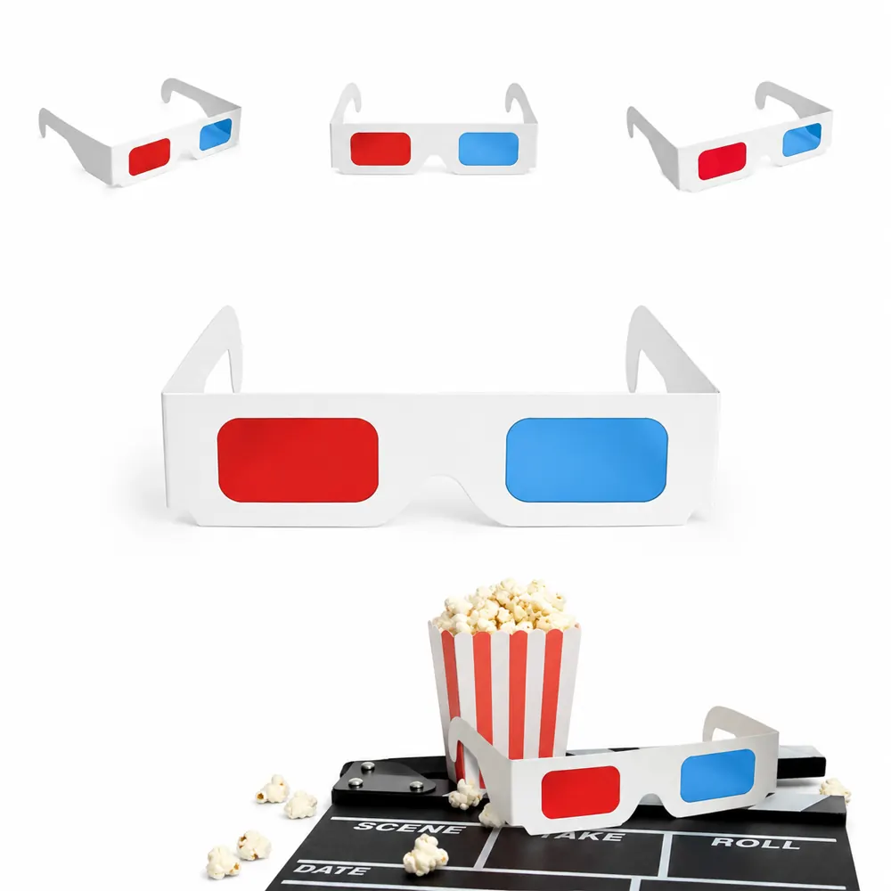 Customizable 3D Cardboard Glasses with Full-Color Printing 2