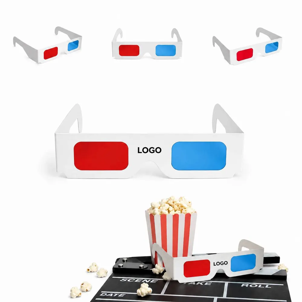 Customizable 3D Cardboard Glasses with Full-Color Printing
