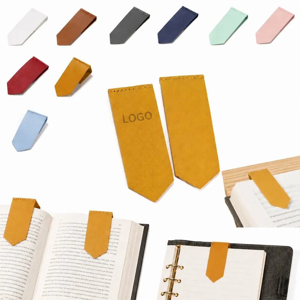 Handmade Vegan Leather Bookmark, Durable Eco-Friendly Page