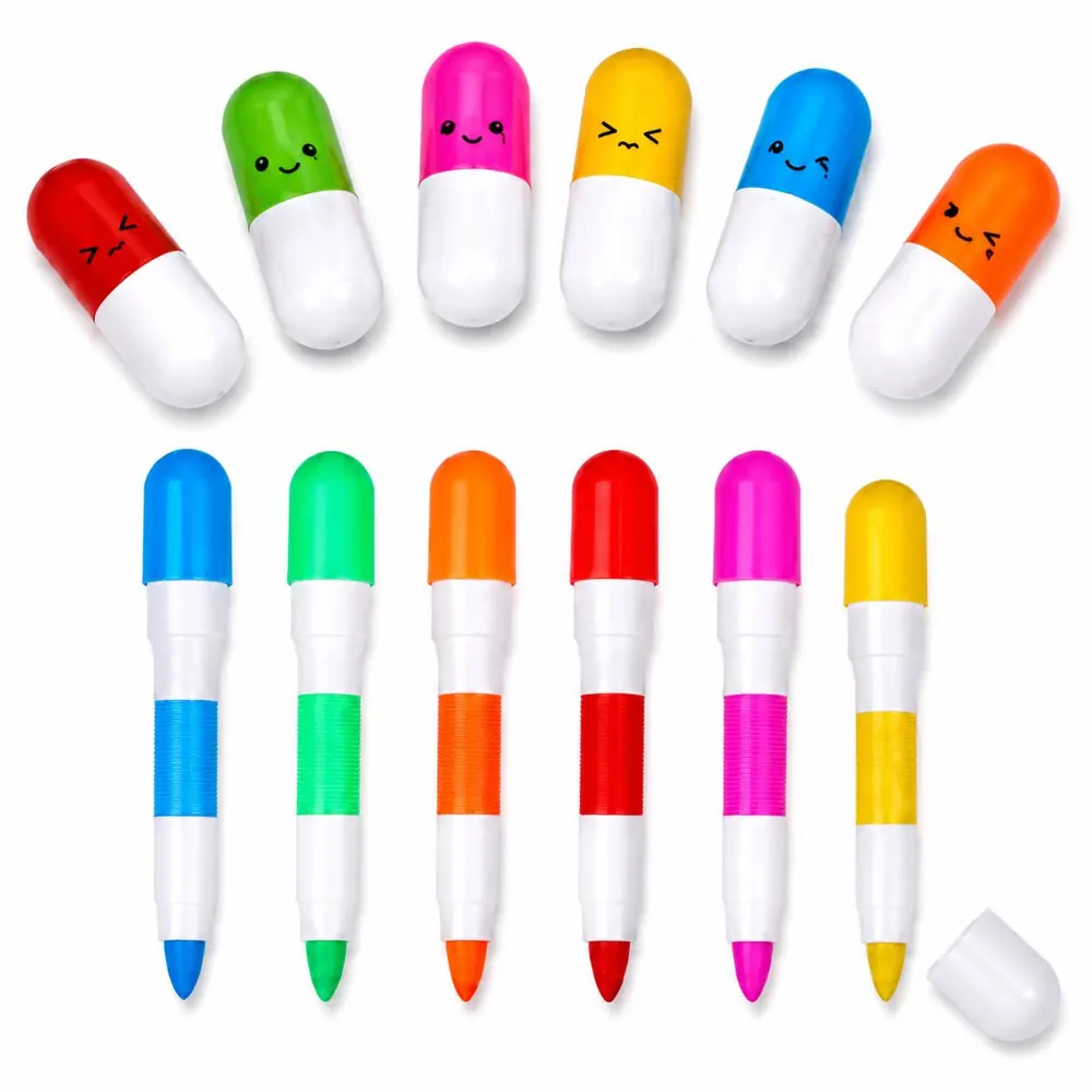 Retractable Smiley Ballpoint Pen for Smooth Everyday Writing 2