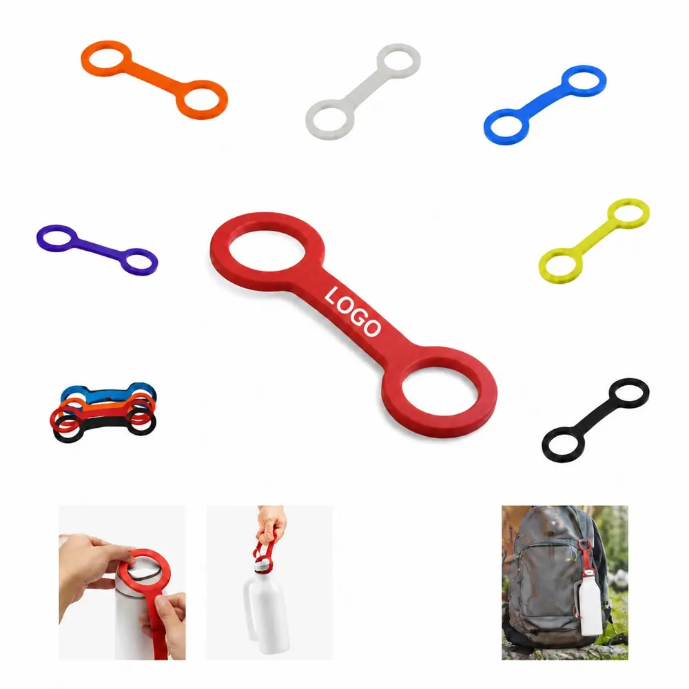 Non-Slip Ergonomic Silicone Water Bottle Carrier Grip