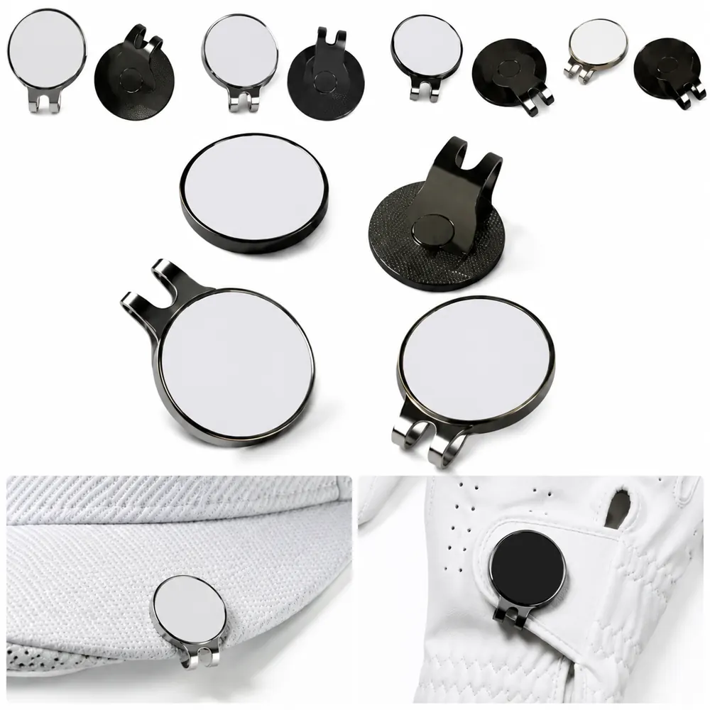 Magnetic Golf Hat Clip with Removable Ball Marker 2