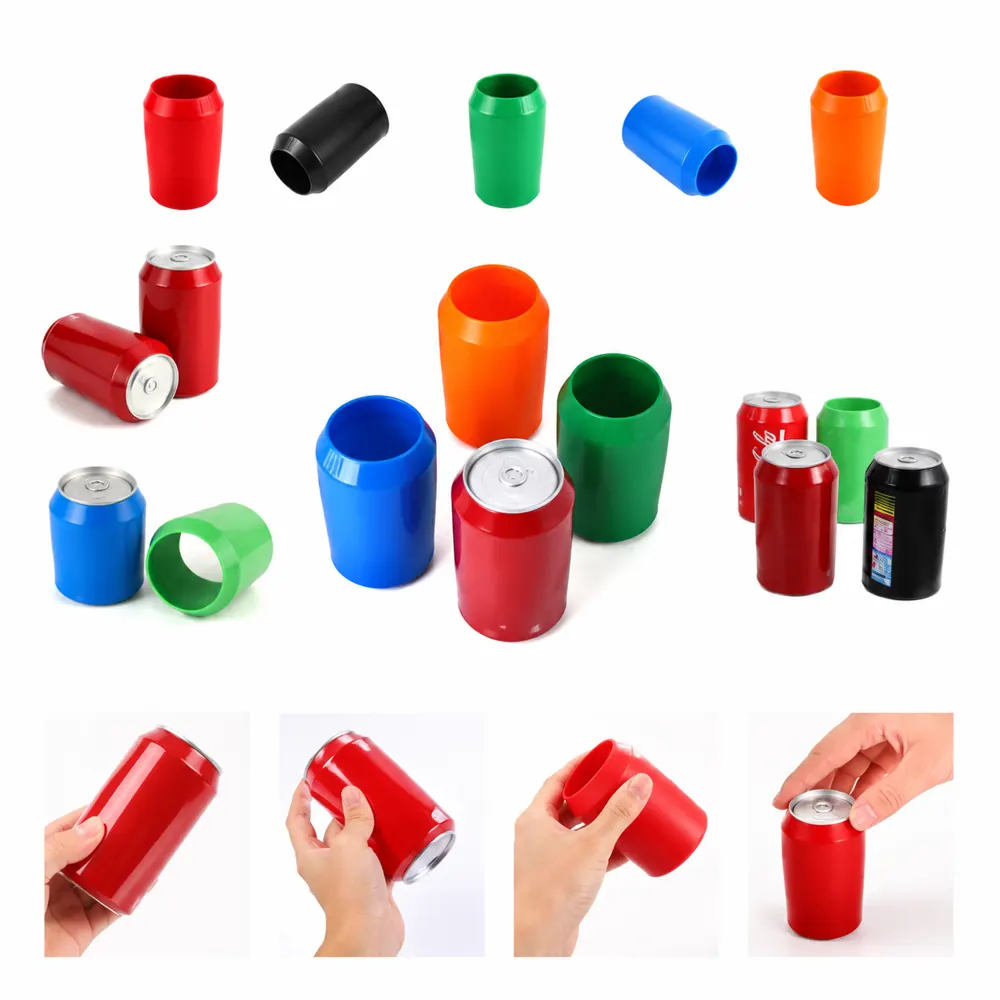 Custom Silicone Can Sleeve with Insulated Grip for Standard 2