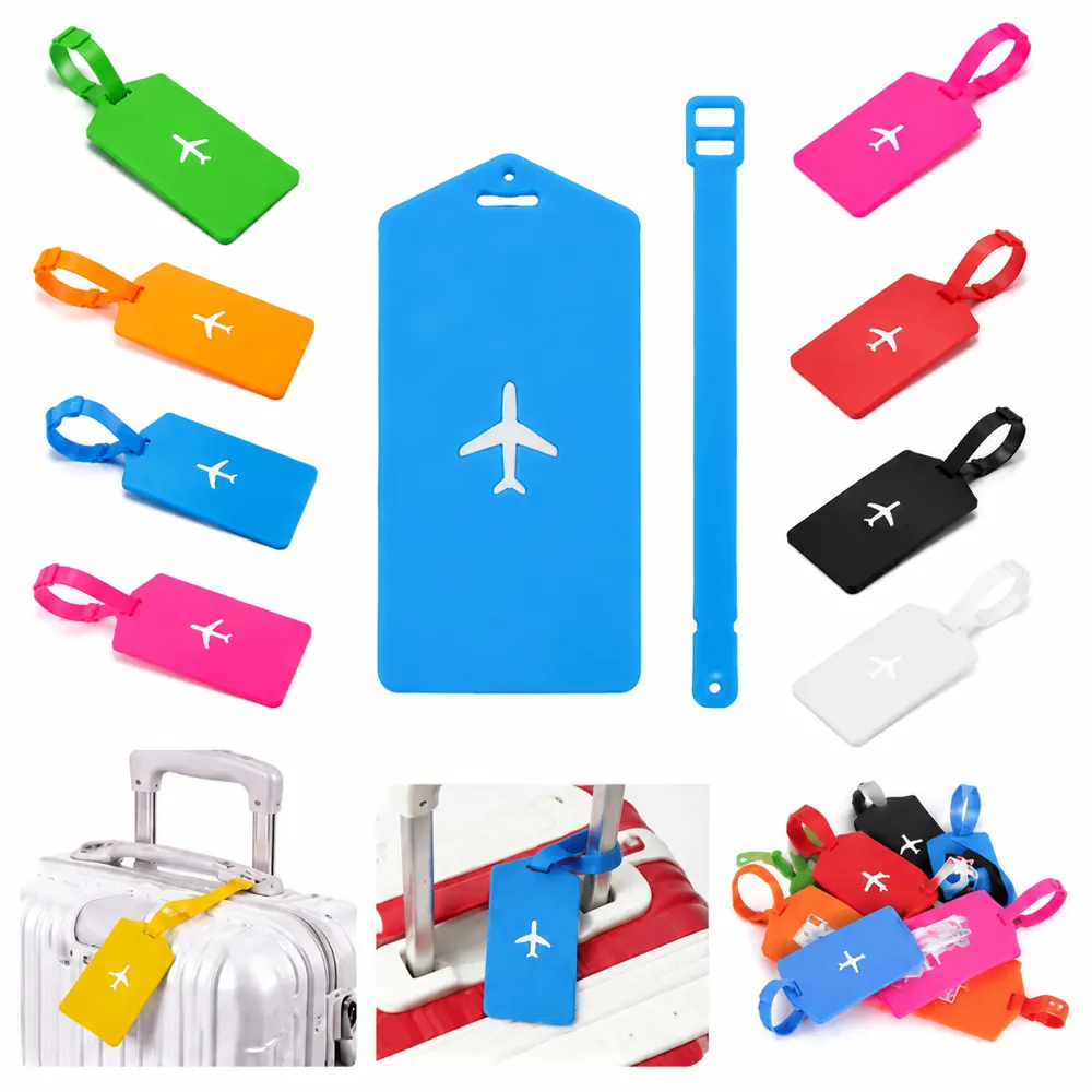 Flexible PVC Luggage Tag with Clear ID Card Insert 2