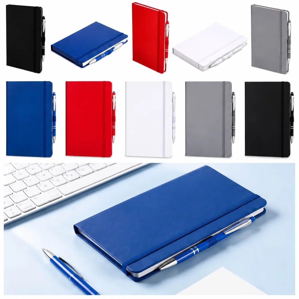 PU Leather Journal with Pen, Lined Pages, Secure Closure 2
