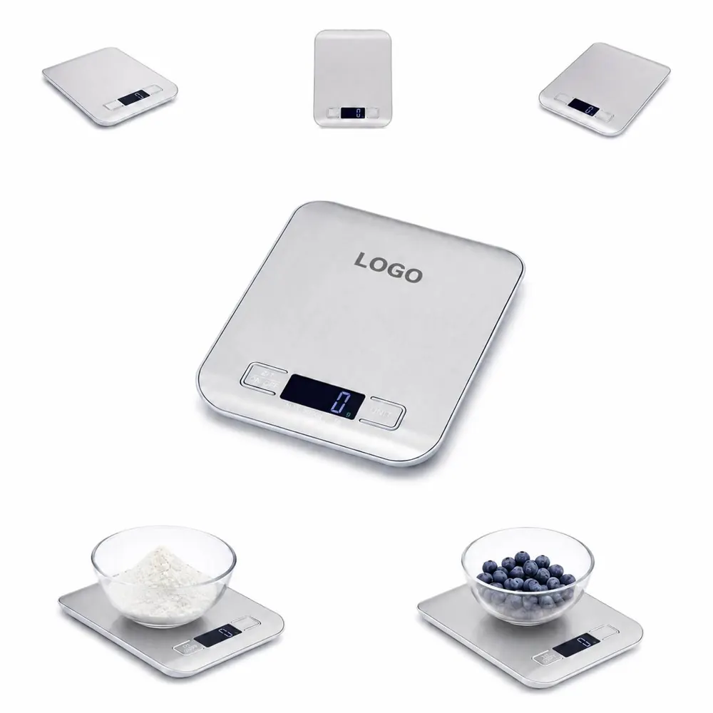 Digital Kitchen Scale with High-Precision Sensor, Compact