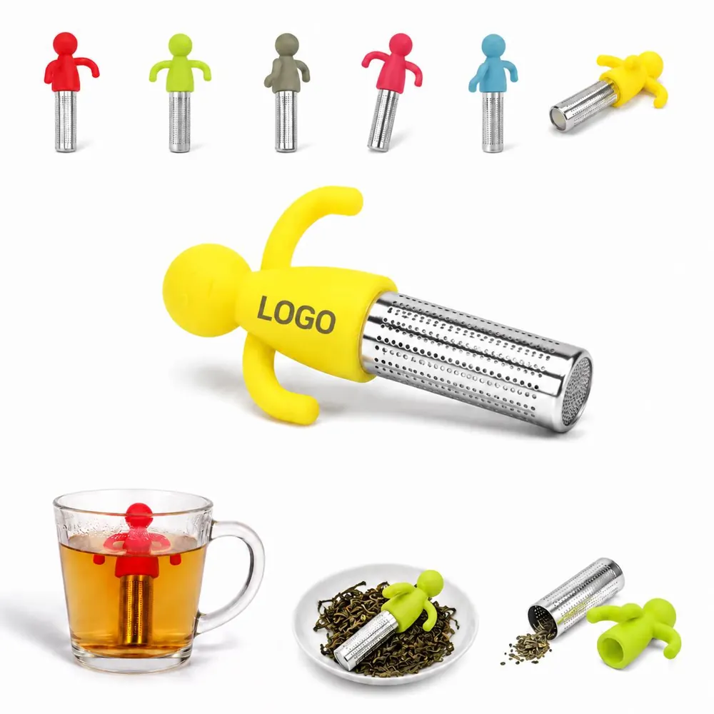 Custom Silicone Human-Shaped Tea Infuser for Loose Leaf Tea