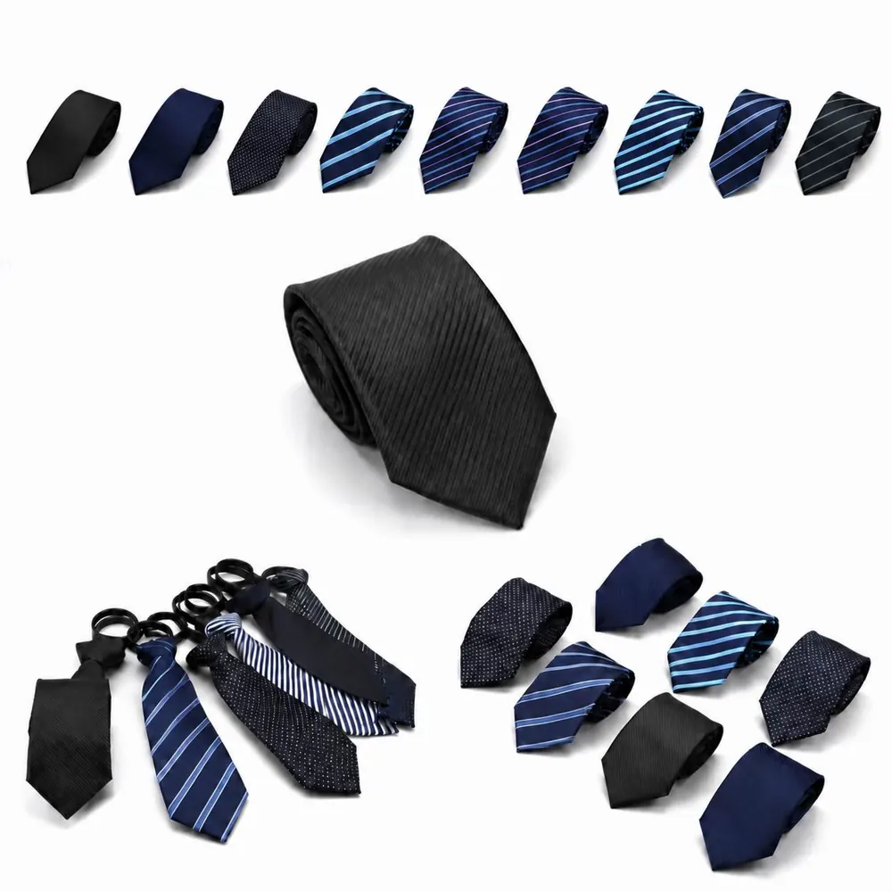 Custom Woven Polyester Business Necktie for Formal Wear 2