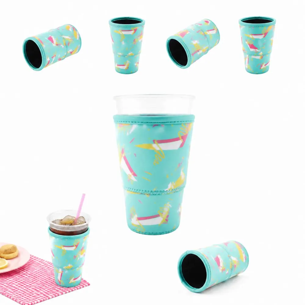 Neoprene Insulated Coffee Cup Sleeve for Hot & Cold Drinks 2