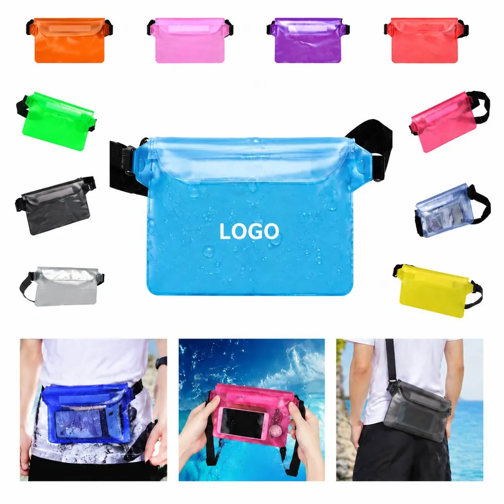 Water-Resistant PVC Fanny Pack with Adjustable Strap