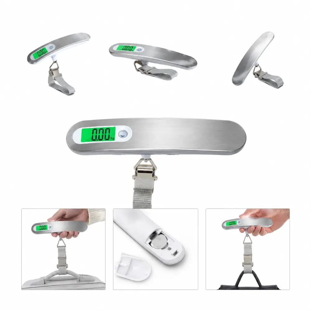 Stainless Digital Luggage Scale 50kg Portable Travel 2