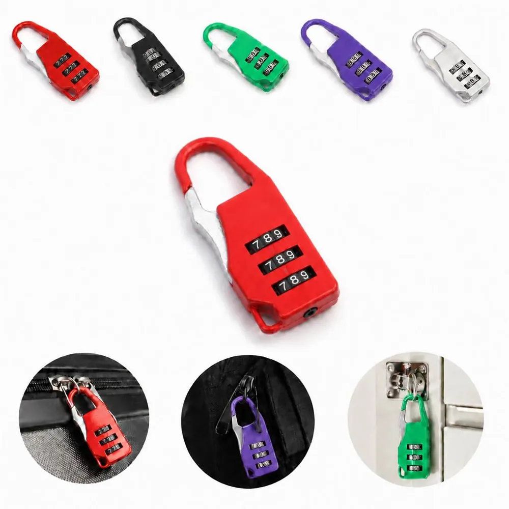 Digit Alloy Resettable Combination Padlock for Locker, Gym 2