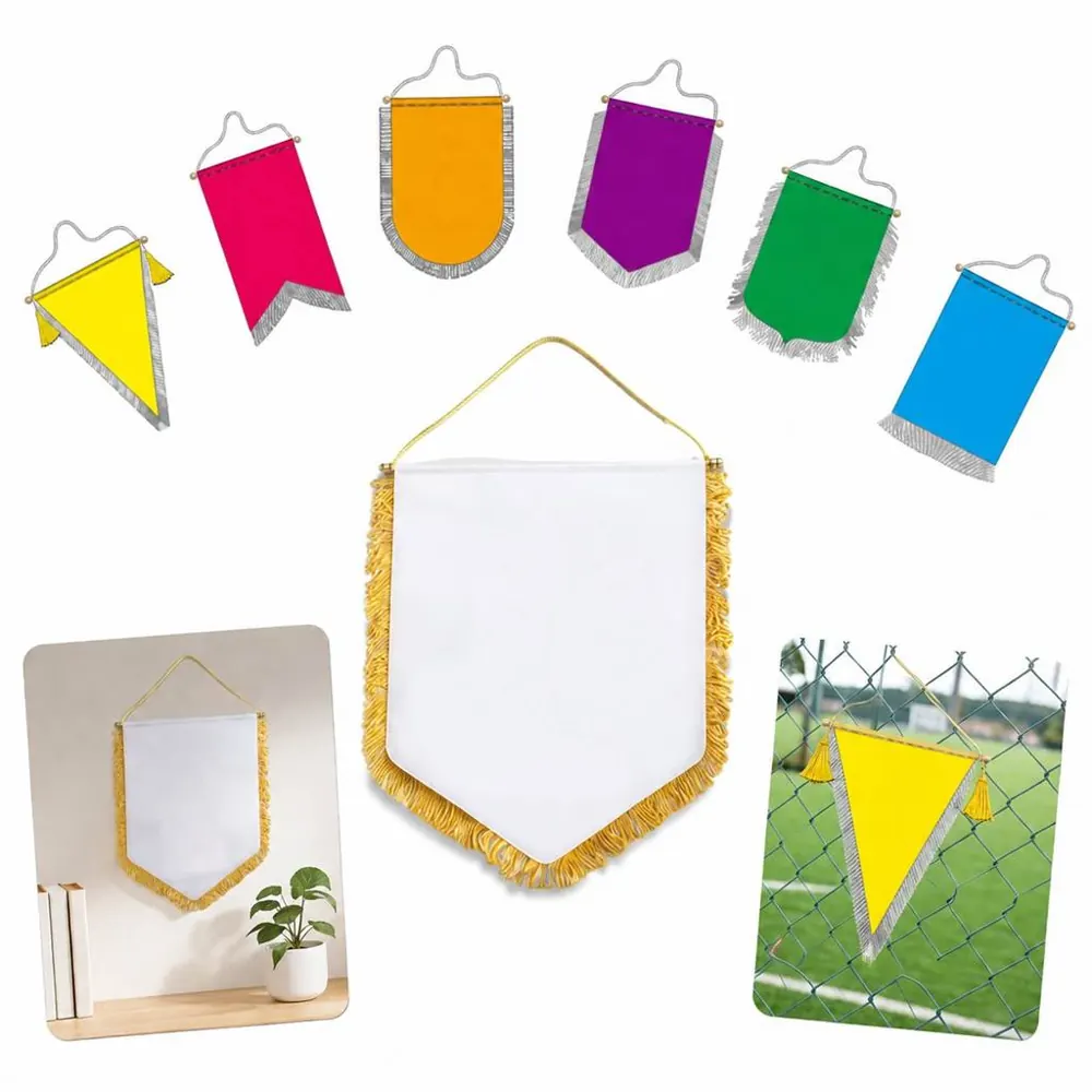 12x18 Inch V-Cut Fringe Satin Podium Award Banner 2