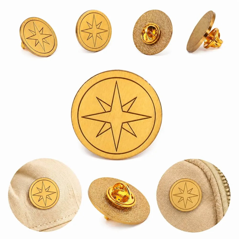Custom Durable Metal Lapel Pins for Clothing and Bags 2