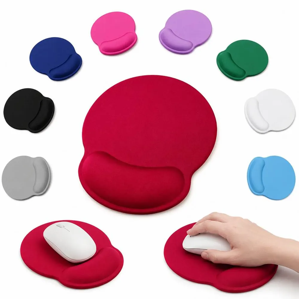 Ergonomic Memory Foam Wrist Rest Pad with Fabric Surface 2