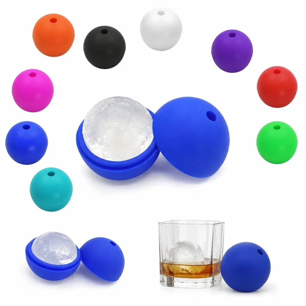 2 Inch Silicone Ice Ball Mold for Whiskey Cocktails 2