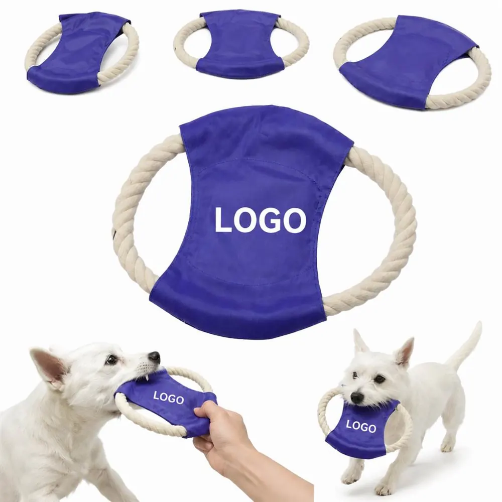 Durable Dog Training Flying Disc with Soft Edges for Fetch
