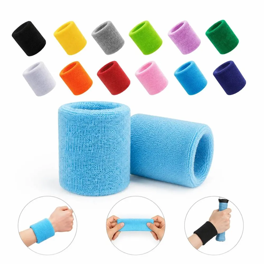 Moisture-Wicking Polyester Wristband for Athletic Sweat 2