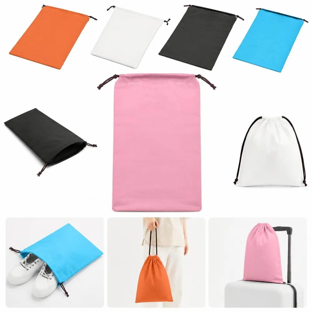 Waterproof EVA Frosted Drawstring Tote Bag with Handles 2