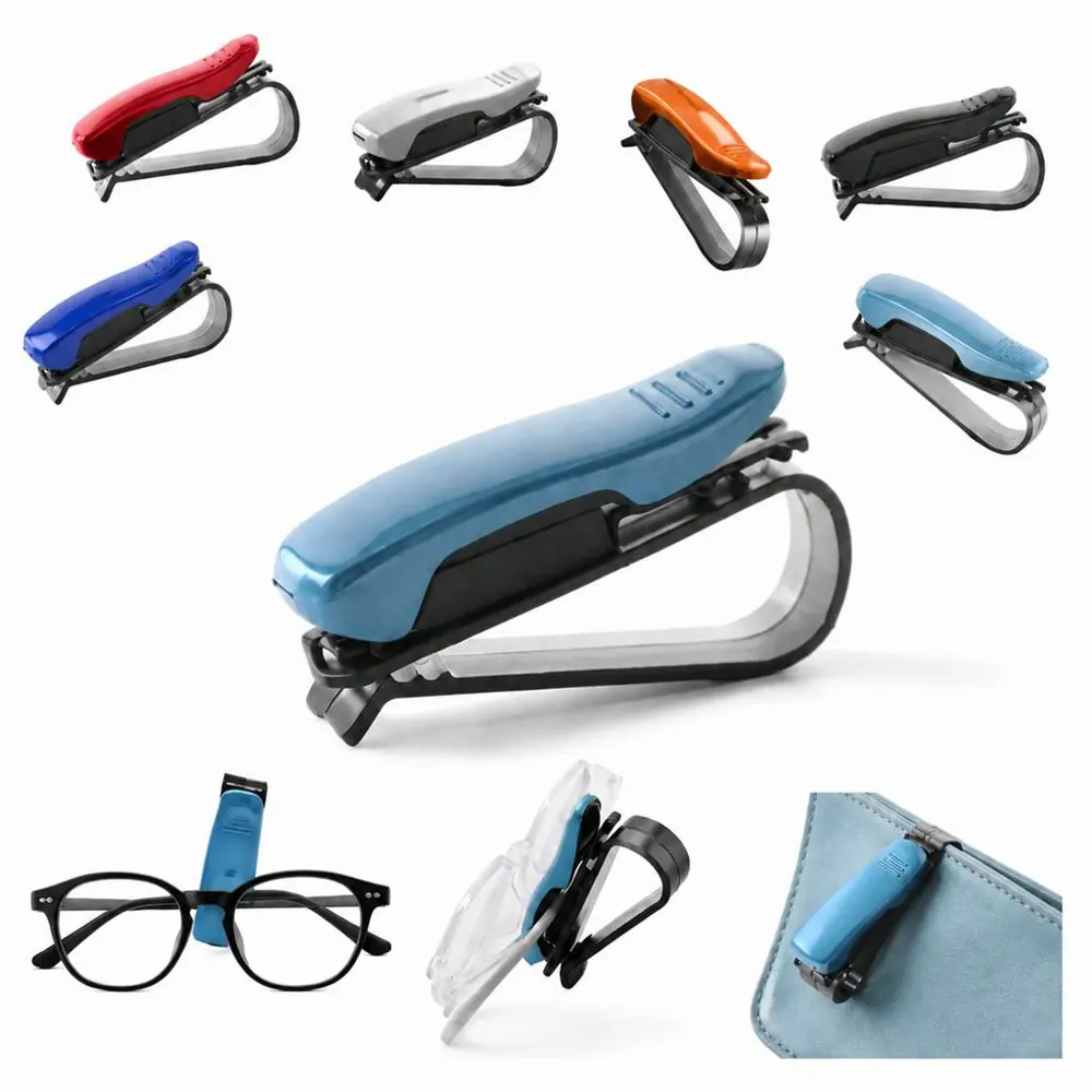 Car Visor Sunglasses Clip Non-Slip Holder for Easy Access 2