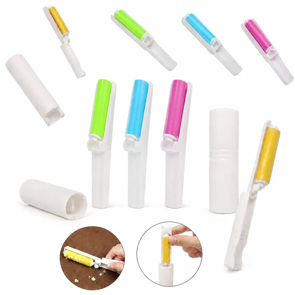Foldable Lint Roller Brush for Travel, Reusable Pet Hair 2