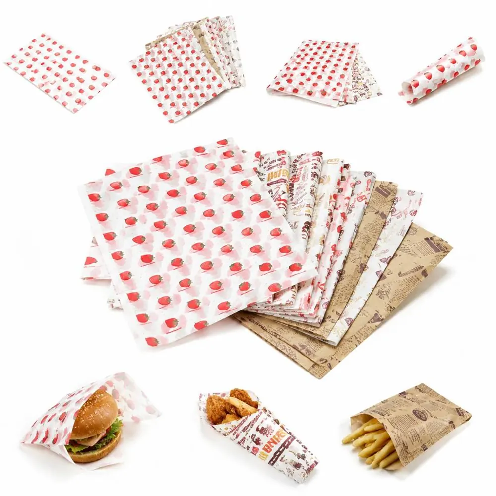 Custom Food Grade Wrapping Paper for Sandwiches & Bakery 2