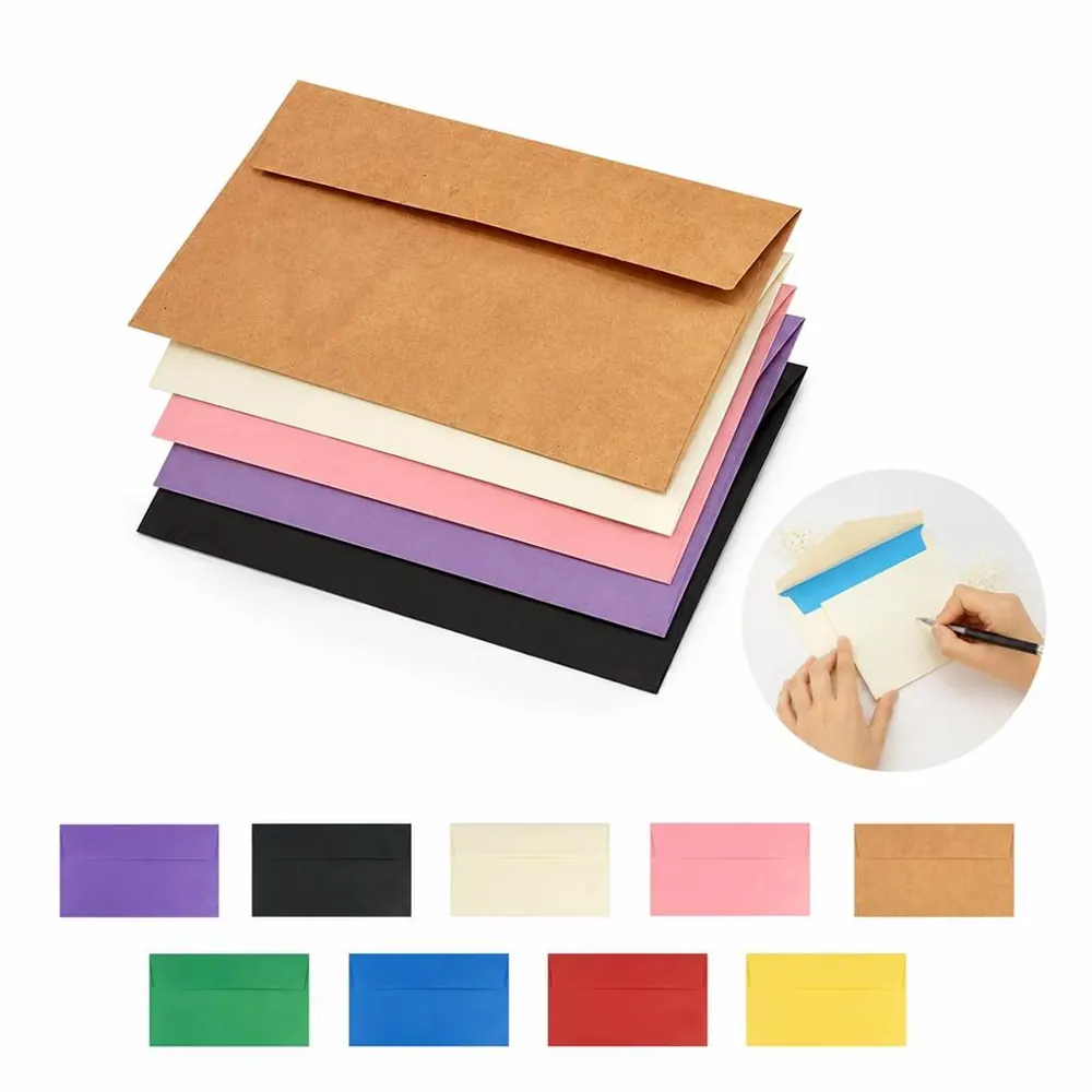 Colored Self-Adhesive Peel Seal Envelopes for Secure Mailing 2