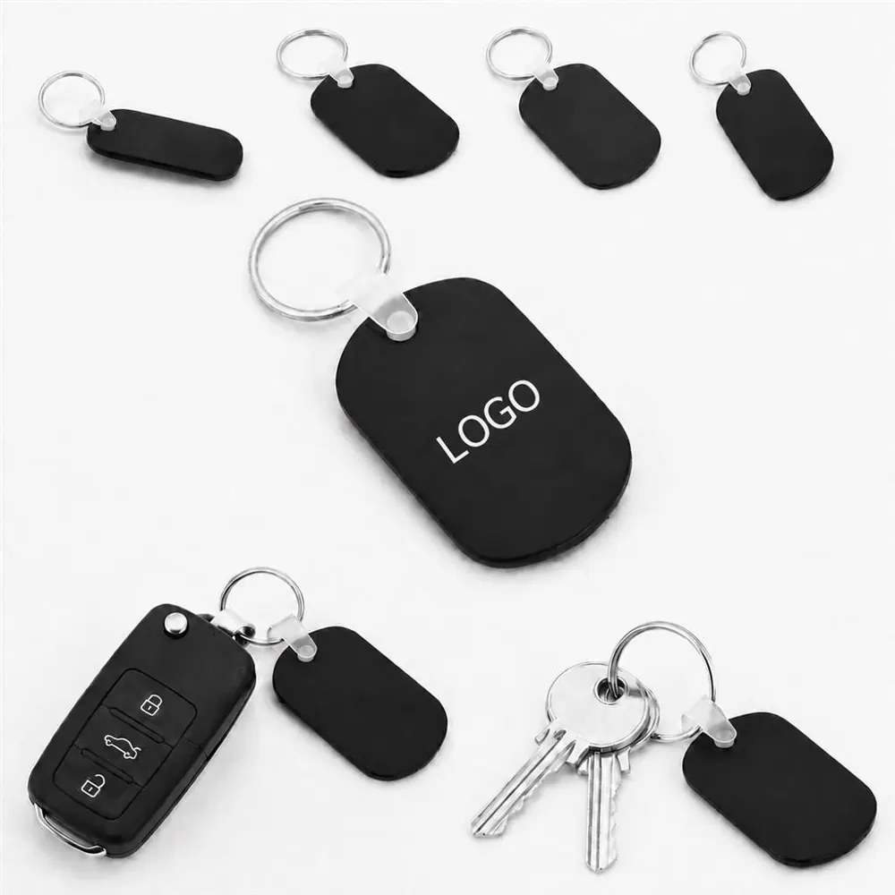 Custom Soft PVC Key Tag Durable Flexible ID Tag