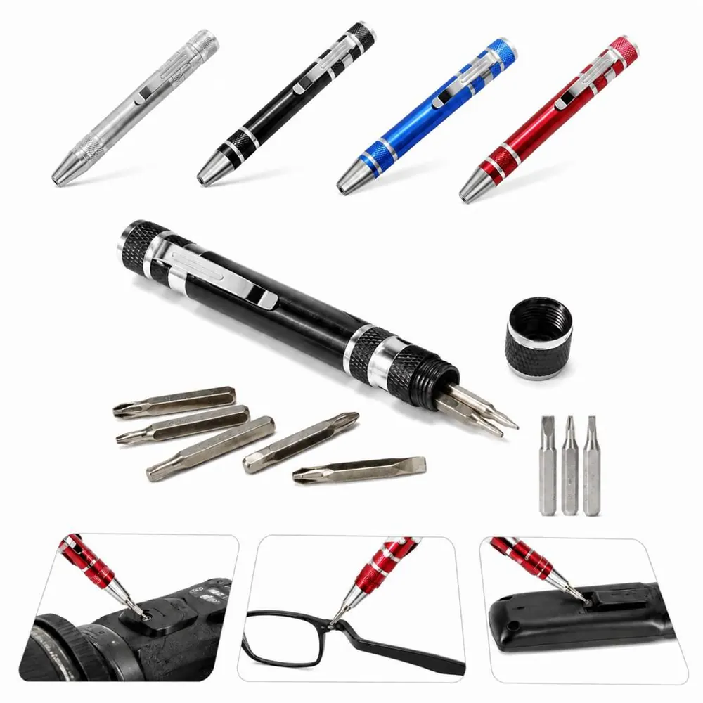 Pocket Pal Aluminum Alloy 8-Inch Screwdriver Pen 2