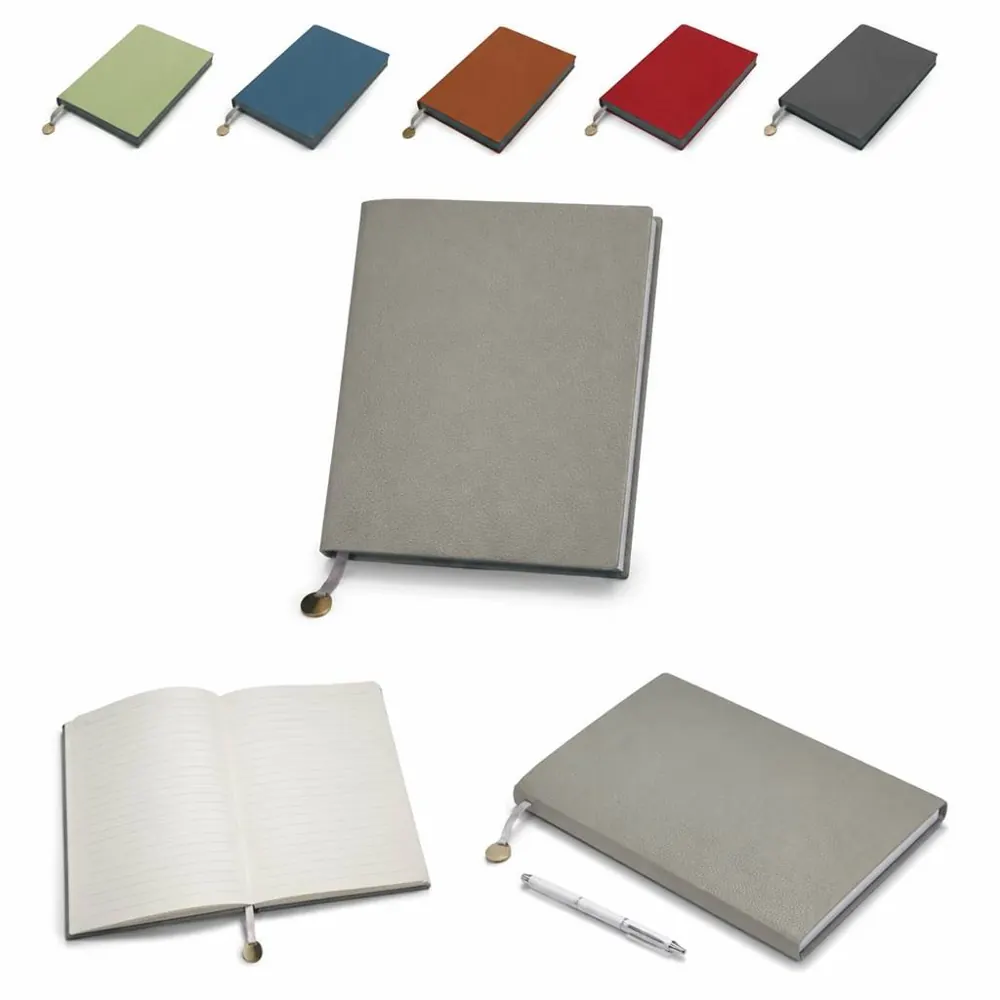 B5 Faux PU Leather Lined Notebook, Lychee Grain Texture 2