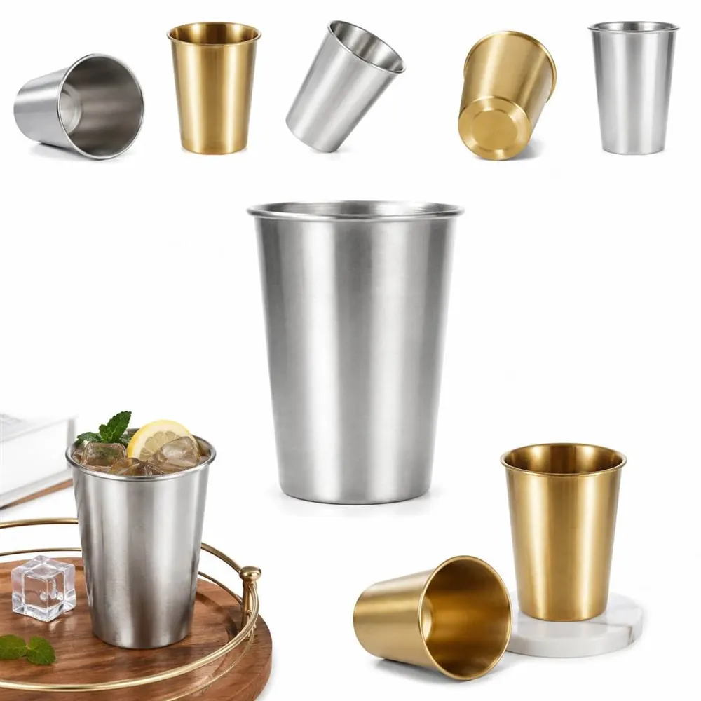 12 oz 304 Stainless Steel Pint Cup, Reusable Insulated 2