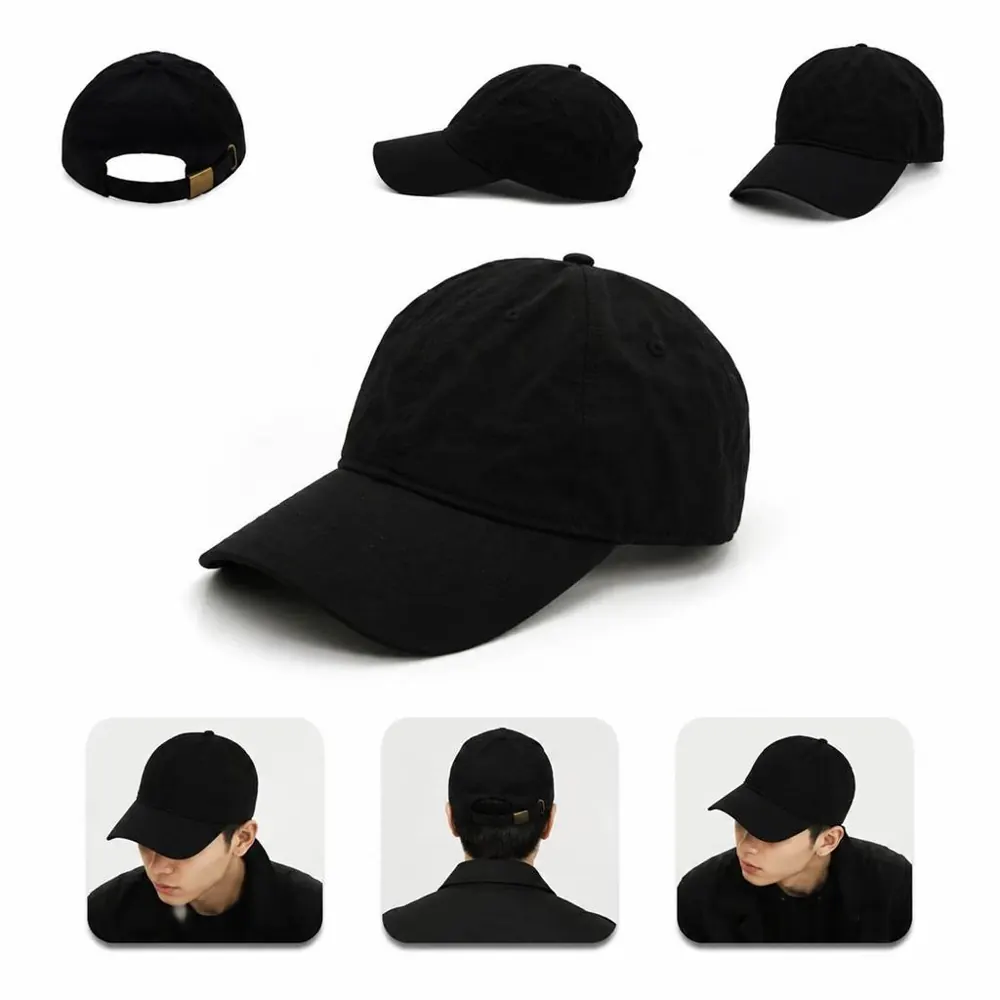Unstructured Cotton Twill Baseball Cap with Adjustable Strap 2