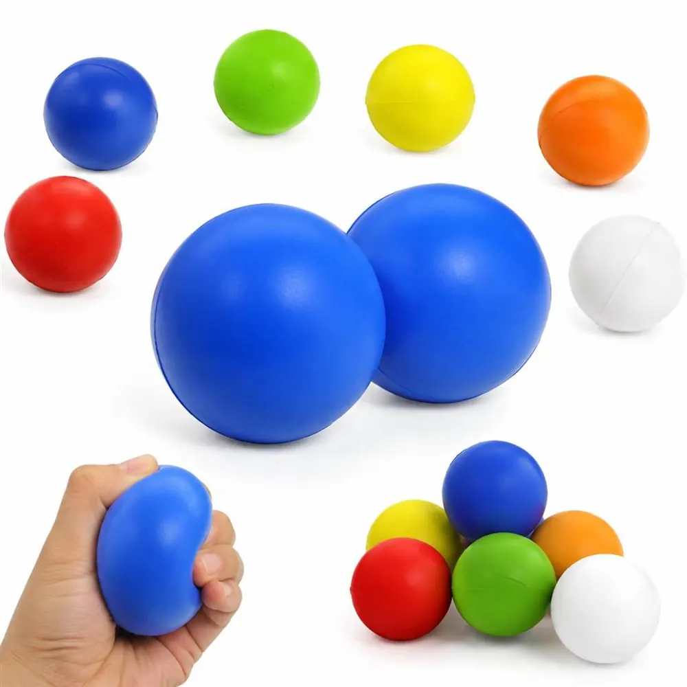 Soft PU Stress Ball Squeeze Toy for Anxiety Relief 2