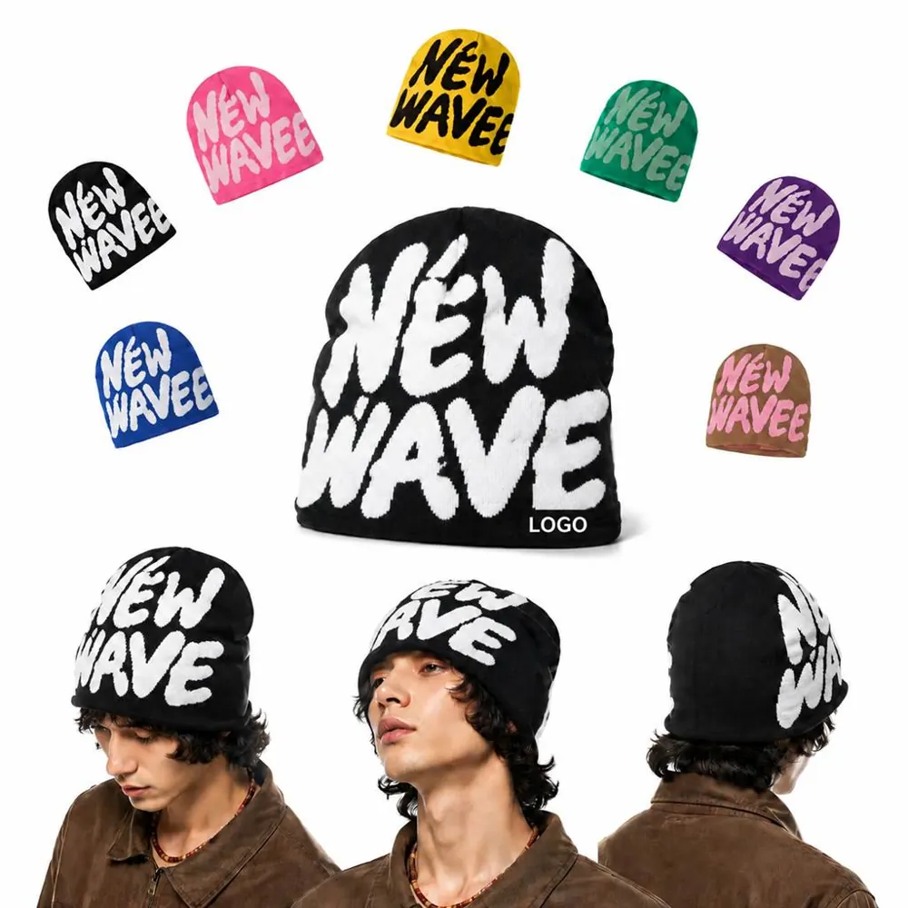 Mea Culpa Reversible Knit Beanie Warm Winter Hat