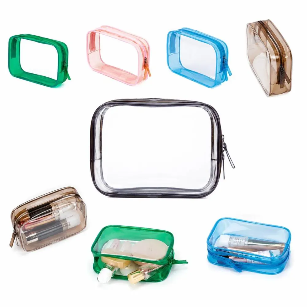 Waterproof Large Capacity PVC Makeup Bag with Multiple 2