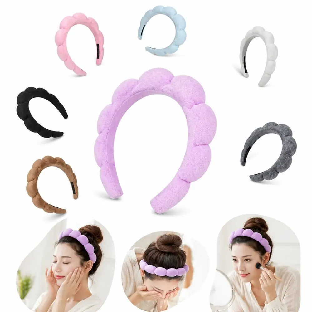 Soft Sponge Cloud Headband for Hair Styling 2