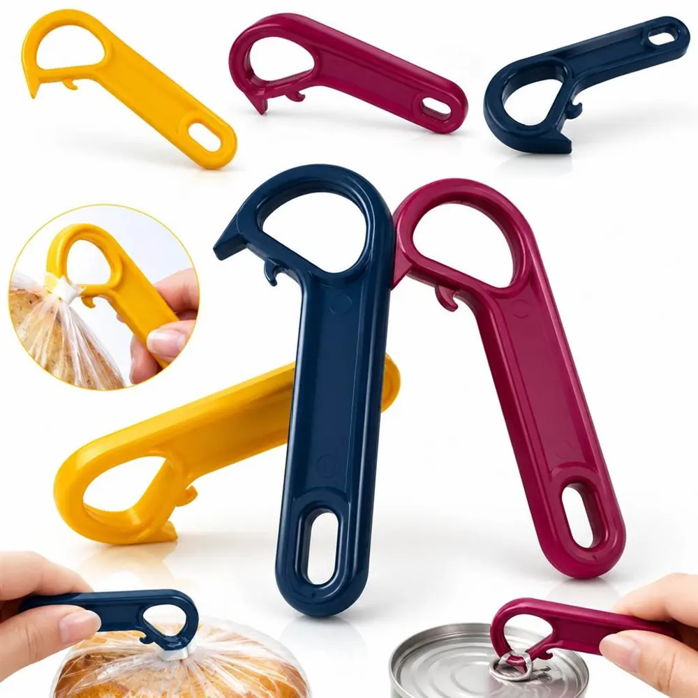 Ergonomic Ring Pull Can Opener for Smooth Edge Lids 2