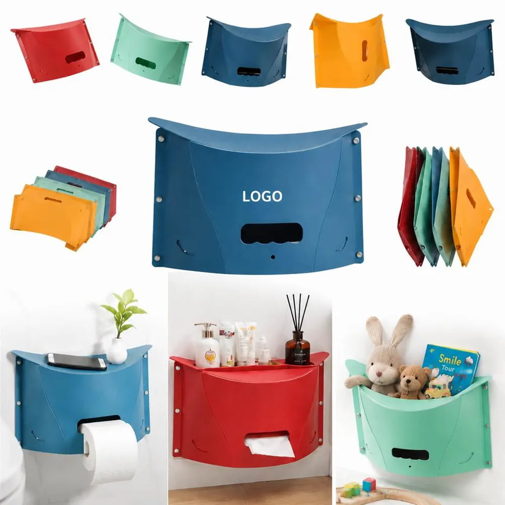 Wall-Mounted Storage Organizer with Tissue Box Holder