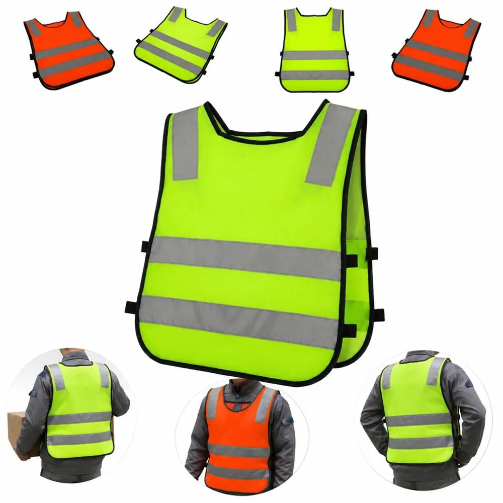 Kids Reflective Safety Vest High Visibility Night Outdoor 2