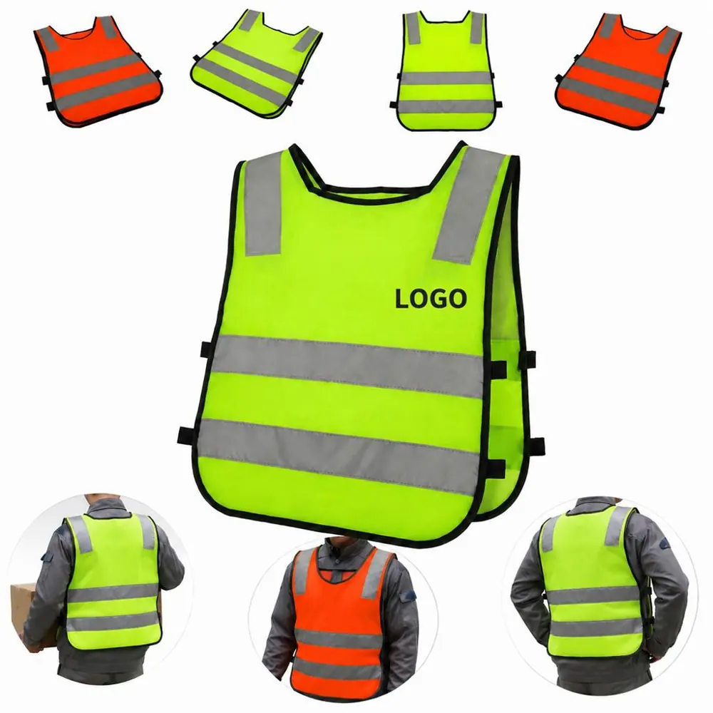 Kids Reflective Safety Vest High Visibility Night Outdoor