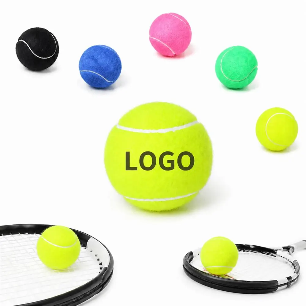 Professional Felt Tennis Ball for Practice, Optic Yellow