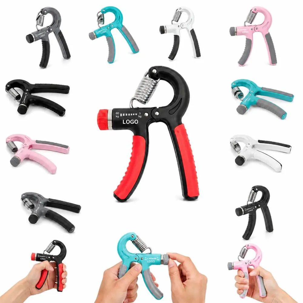 Adjustable Hand Grip Strengthener with Variable Resistance