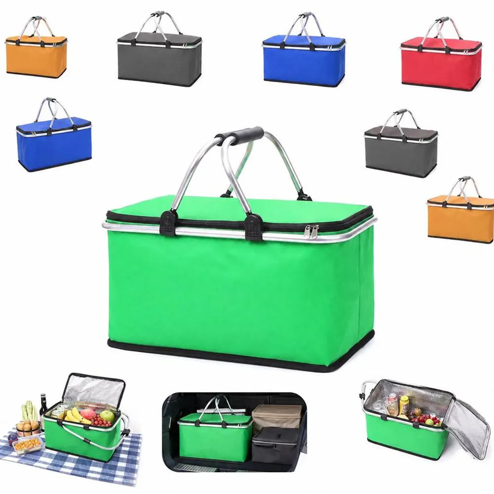 Foldable Insulated Picnic Cooler Bag for Outdoor Travel 2